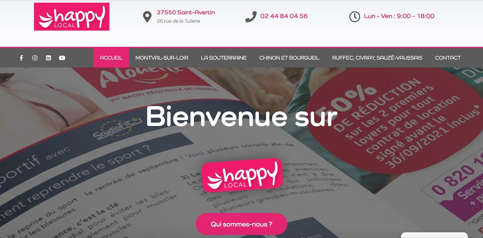 Site web Happy Local